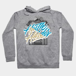 Hustle Harder Aquatone Retro Hoodie